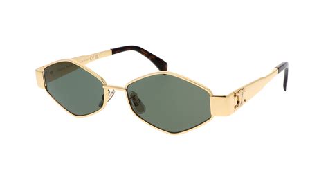 Sunglasses CELINE Triomphe Metal 02 CL40254U 30N Gold 54 